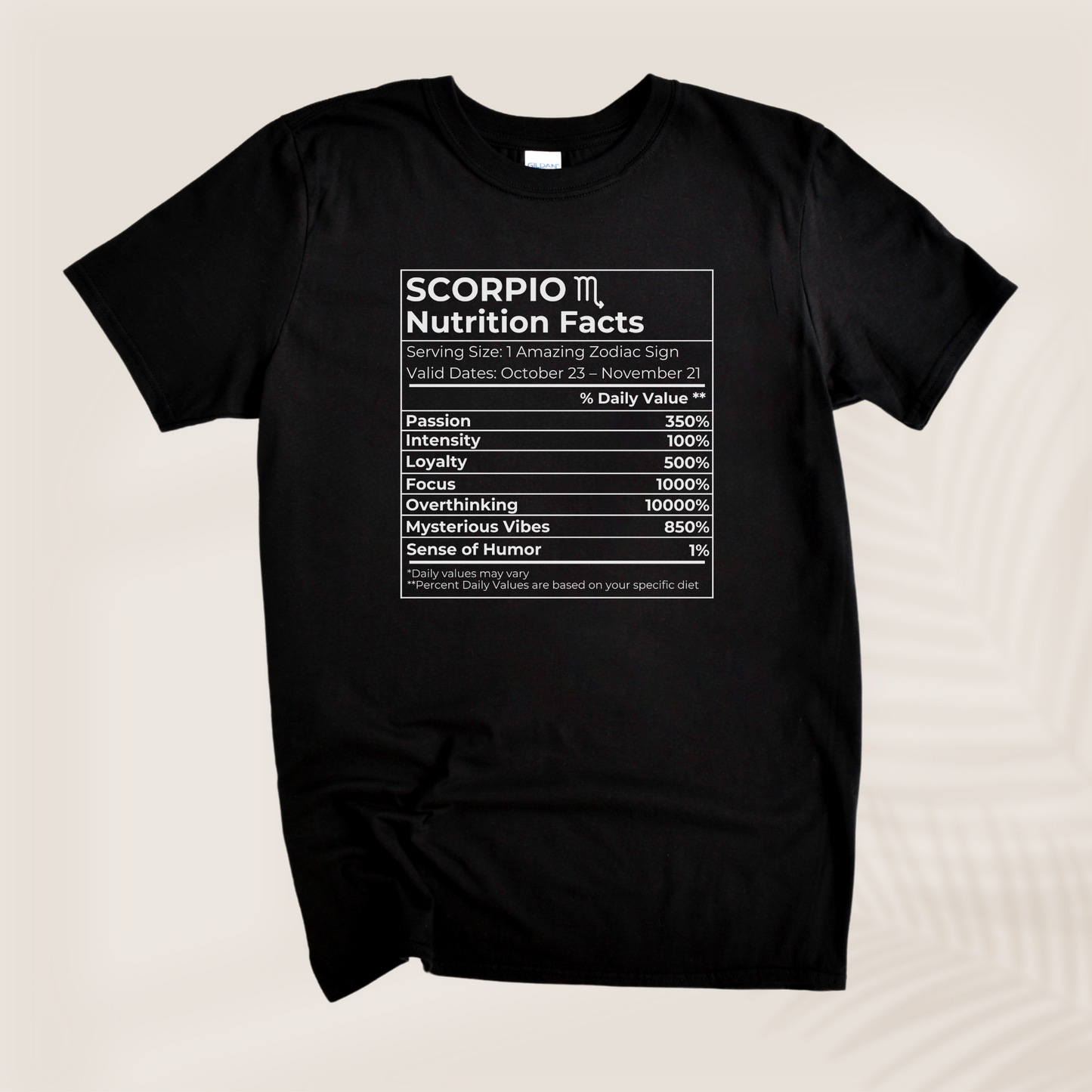 SCORPIO NUTRITION T-SHIRT