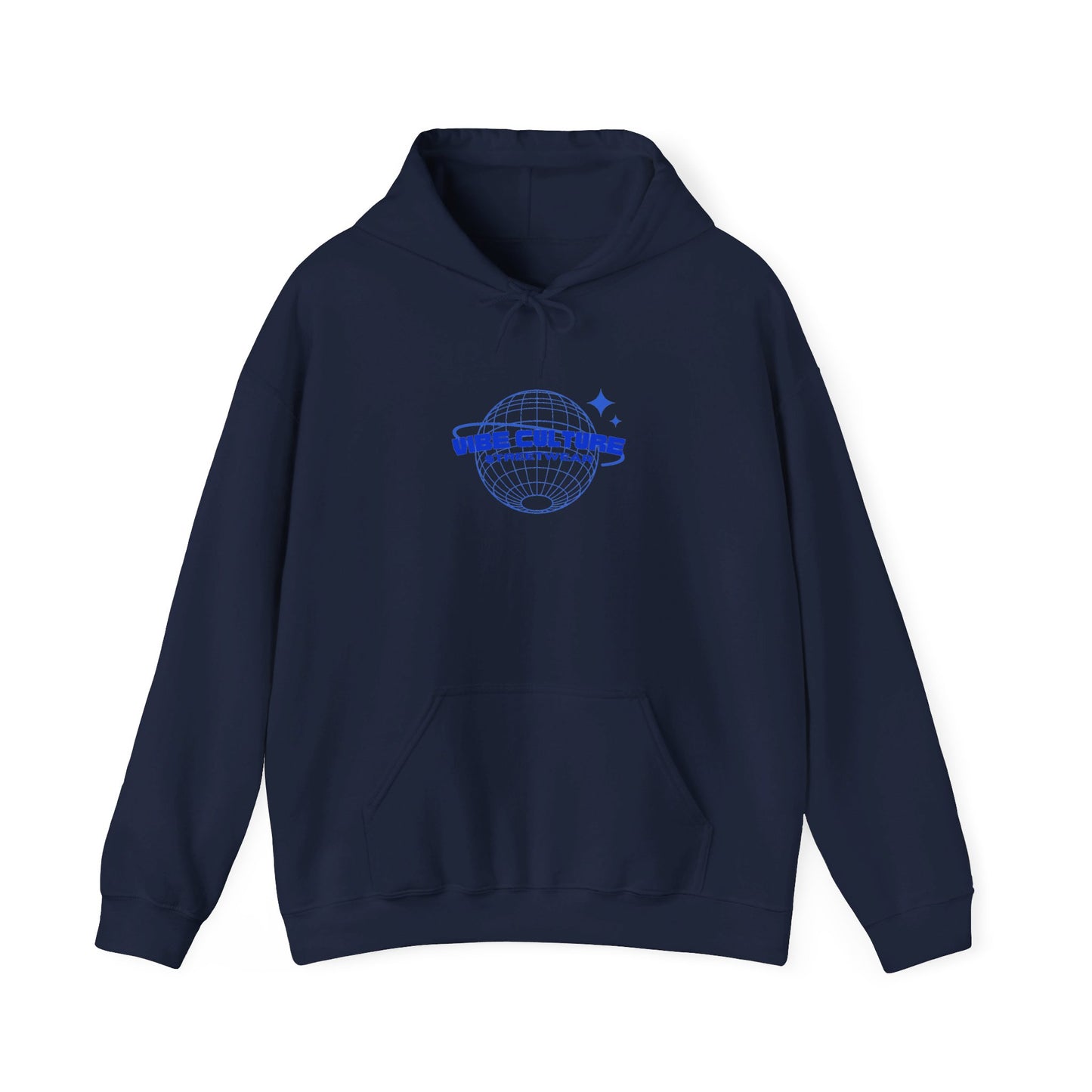 VC GLOBE HOODIE - BLUE