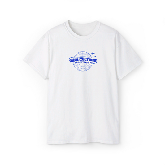 GLOBE TEE - BLUE