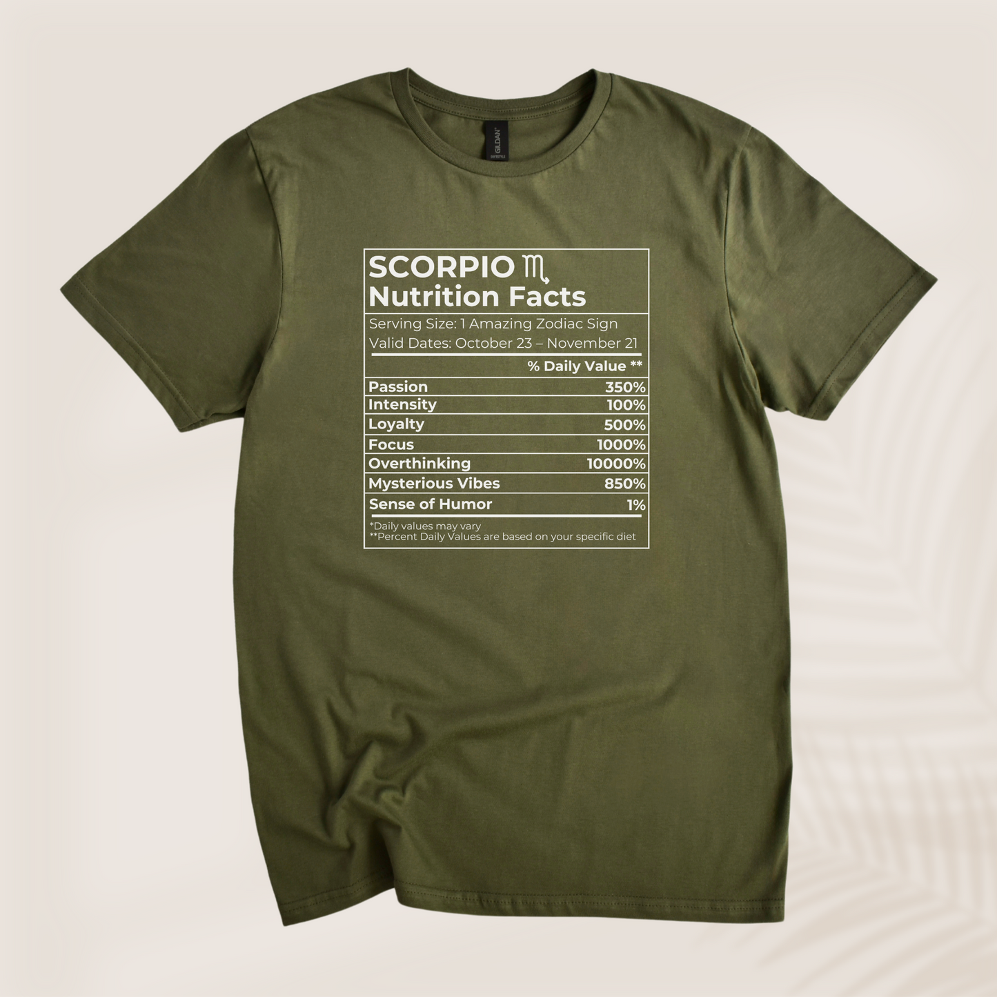 SCORPIO NUTRITION T-SHIRT