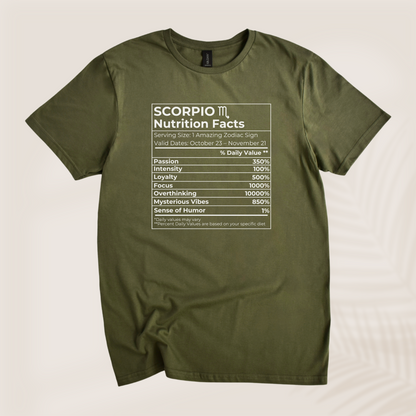 SCORPIO NUTRITION T-SHIRT