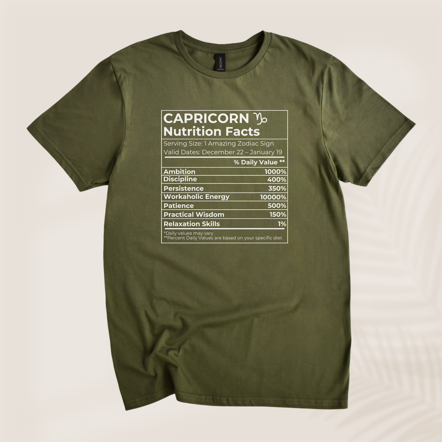 CAPRICORN NUTRITION T-SHIRT