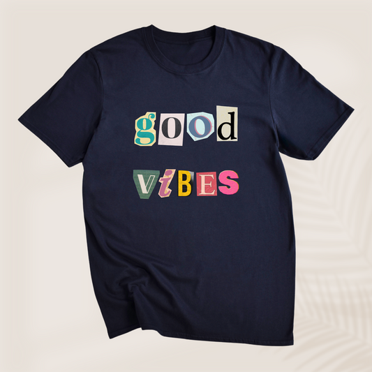 GOOD VIBES ON PAPER T-SHIRT