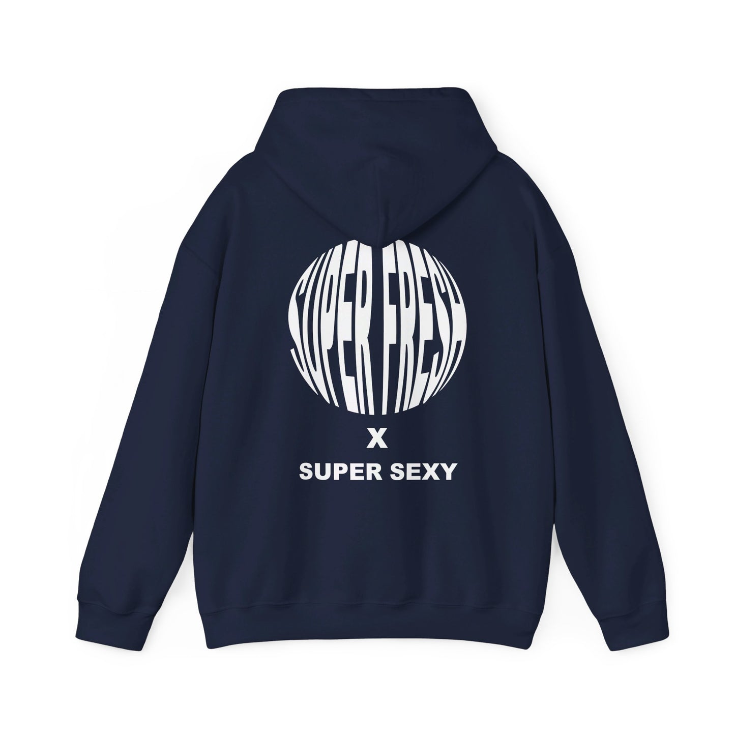 SUPER FRESH X SUPER SEXY WEISS HOODIE