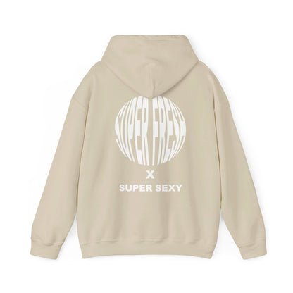 SUPER FRESH X SUPER SEXY WEISS HOODIE