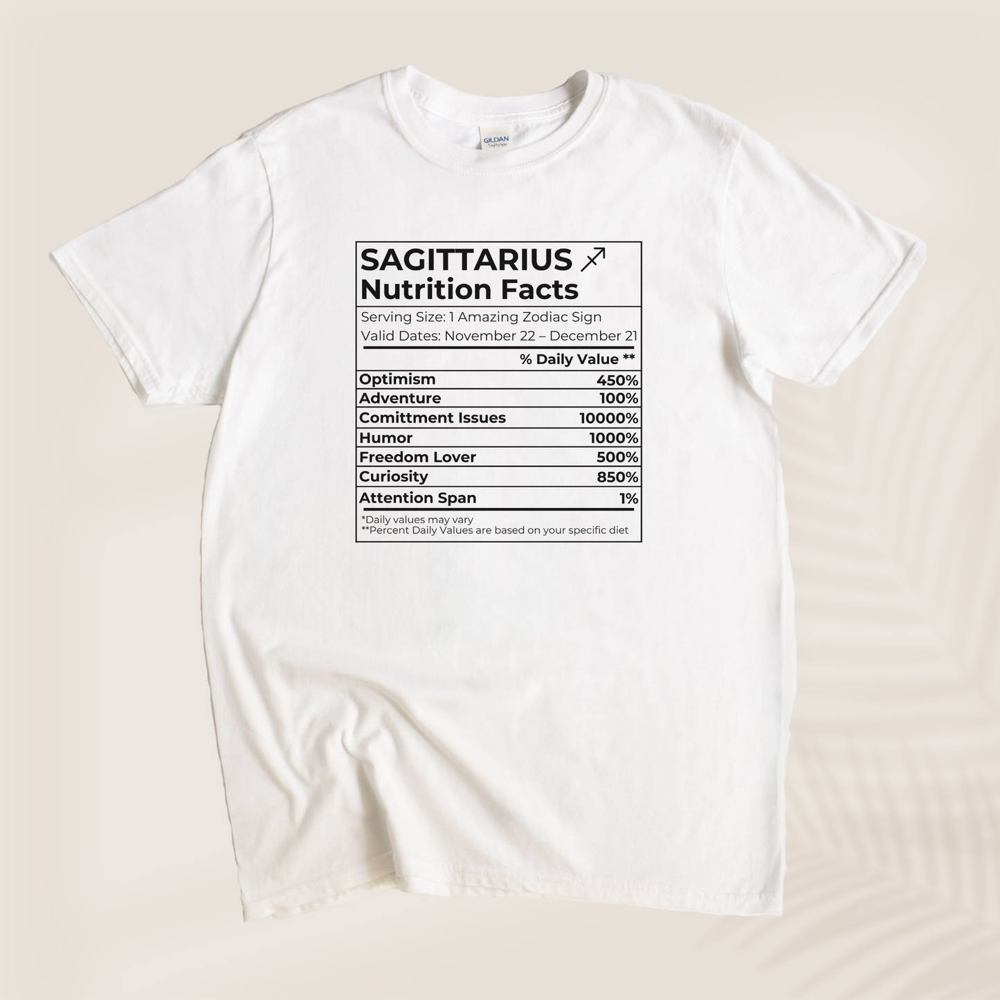 SAGITTARIUS NUTRITION T-SHIRT