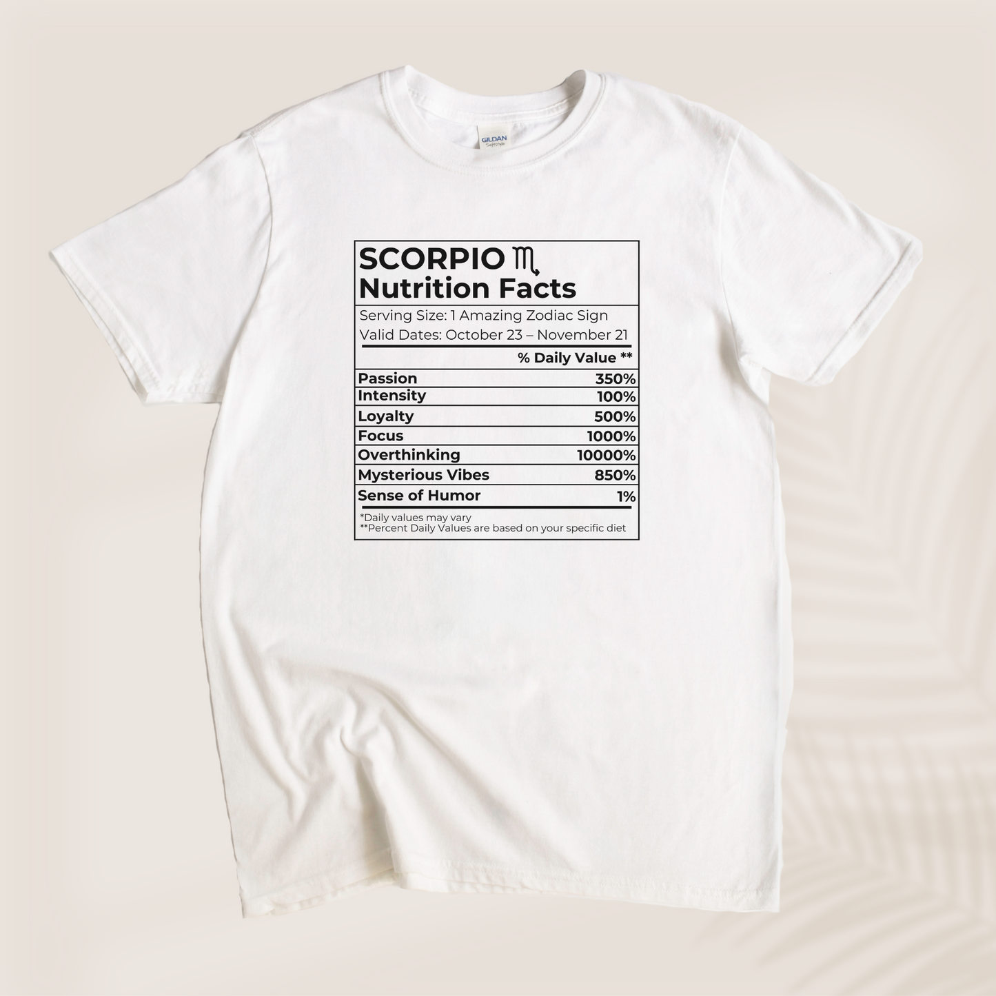 SCORPIO NUTRITION T-SHIRT