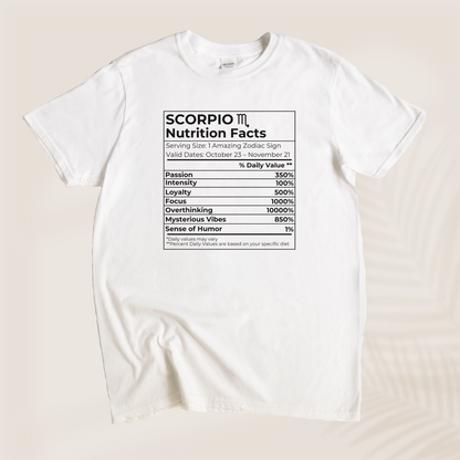 SCORPIO NUTRITION T-SHIRT