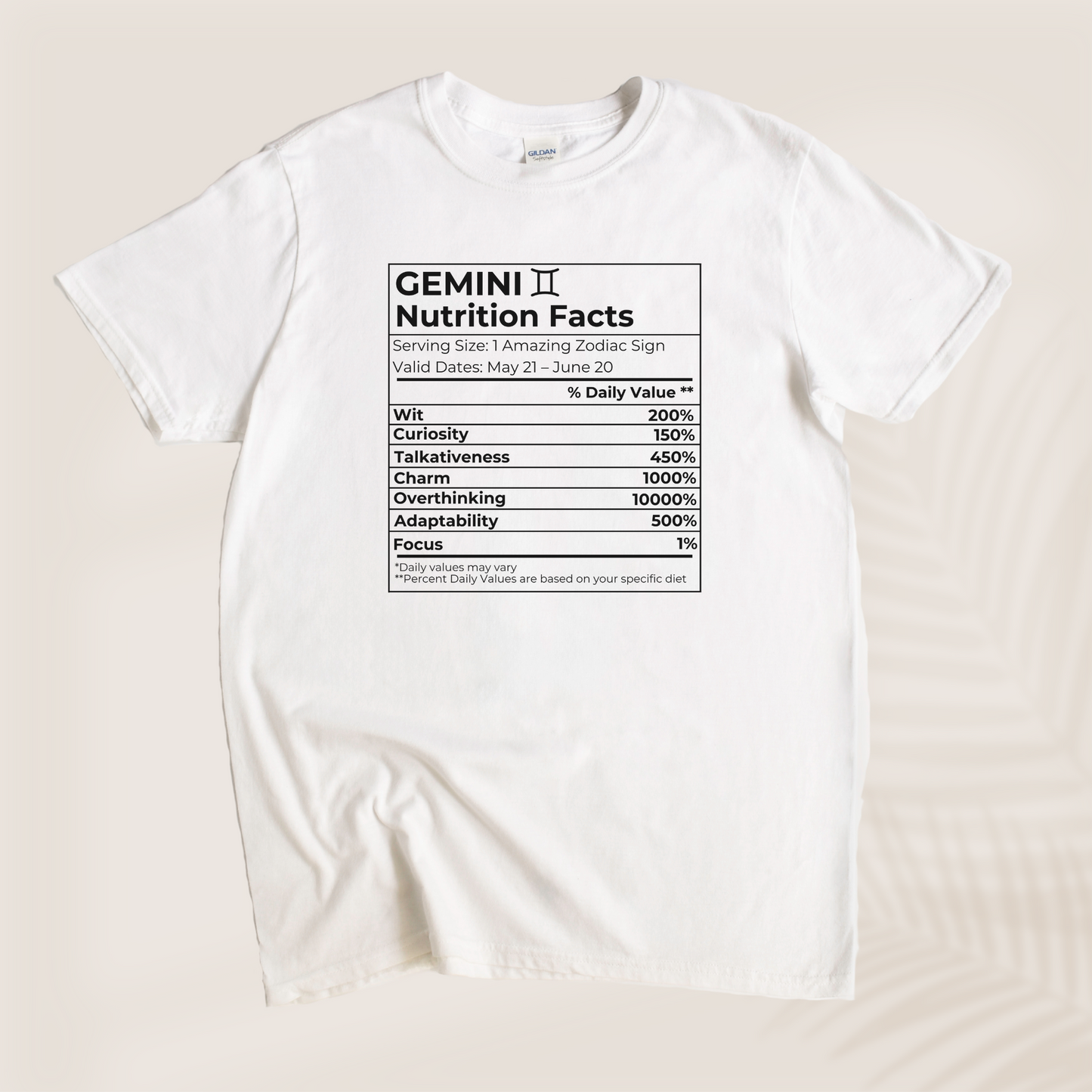 GEMINI NUTRITION T-SHIRT