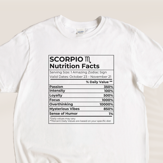 SCORPIO NUTRITION T-SHIRT